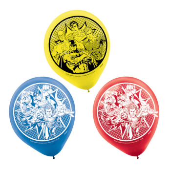 Picture of JUSTICE LEAGUE - HEROES UNITE - PRINTED LATEX BALLOONS