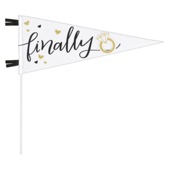 Image sur Large Wedding Pennant