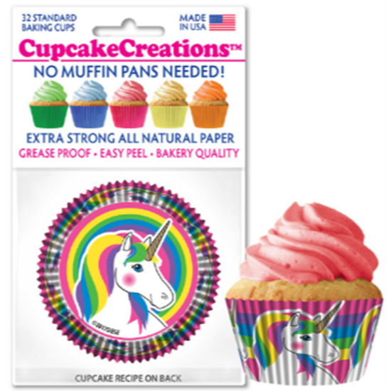 Picture of BAKING CUPS - STANDARD - UNICORN 32/PKG