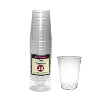 Image de CLEAR - 10oz RIGID TUMBLER GLASSES