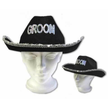 Picture of GROOM COWBOY HAT