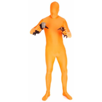 Picture of ORANGE MORPHSUIT ADULT - LARGE 