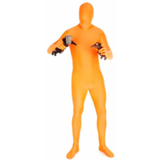 Image sur ORANGE MORPHSUIT ADULT - LARGE 