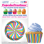 Picture of BAKING CUPS - STANDARD - RAINBOW SWIRLS 32/PKG