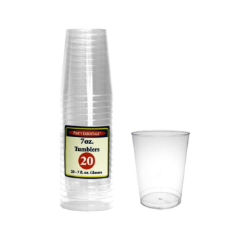 Image de CLEAR - 7oz RIGID TUMBLER GLASSES