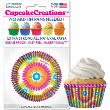 Picture of BAKING CUPS - STANDARD - COLOR BURST 32/PKG