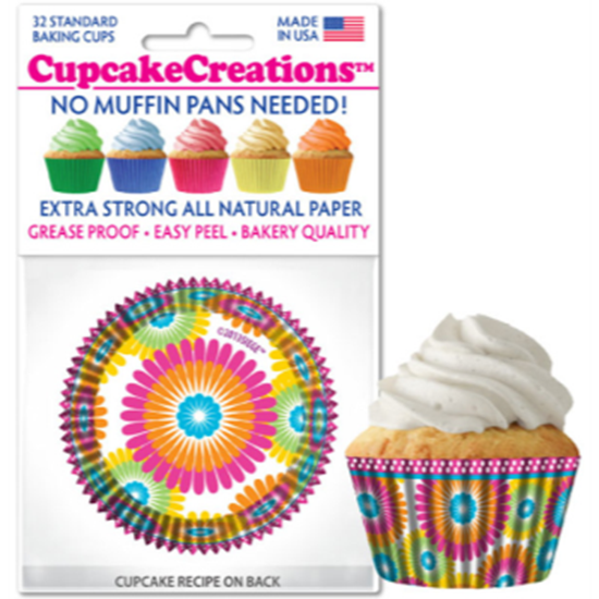 Image sur BAKING CUPS - STANDARD - COLOR BURST 32/PKG