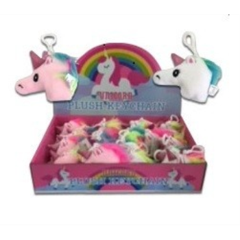 Picture of UNICORN - PLUSH KEYCHAIN ASSORTED COLOURS