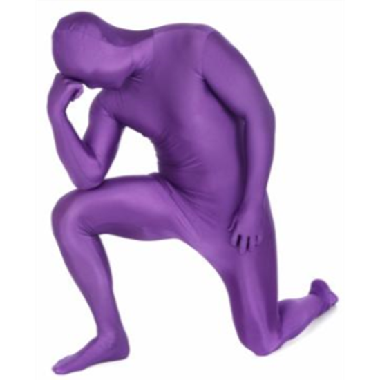 Image sur PURPLE MORPHSUIT ADULT - XLARGE