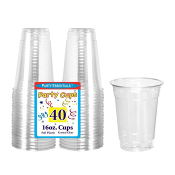 Picture of COCKTAIL - CLEAR 16oz CLEAR FLEXI PLASTIC CUPS