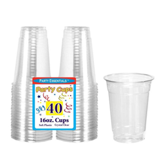 Picture of COCKTAIL - CLEAR 16oz CLEAR FLEXI PLASTIC CUPS