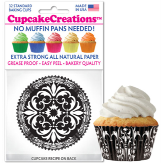 Picture of BAKING CUPS - STANDARD - DAMASK 32/PKG