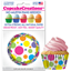 Picture of BAKING CUPS - STANDARD - RAINBOW DOTS 32/PKG