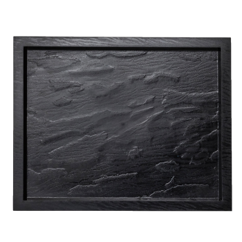 Picture of SERVING WARE - 16.75" X 12.4" RUGGED SLATE TRAY - BLACK