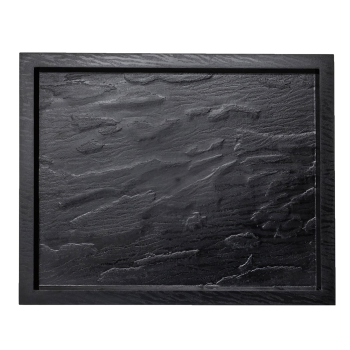 Image de SERVING WARE - 16.75" X 12.4" RUGGED SLATE TRAY - BLACK