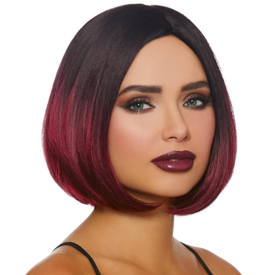 Picture of BOB WIG - OMBRE BLACK/BURGUNDY