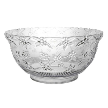 Image de SERVING WARE - CLEAR - EMBOSSED PUNCH BOWL 12qt