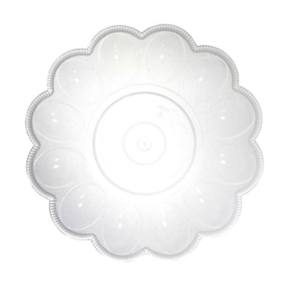 Image sur SERVING WARE - CLEAR PLASTIC - 9.5" EGG DISH