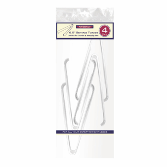 Image sur SERVING WARE -  SERVING TONGS - CLEAR