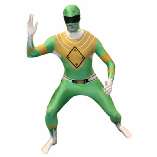 Image sur MORPHSUIT ADULT - XLARGE - POWER RANGER GREEN