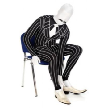 Image de MORPHSUIT ADULT - LARGE - GANGSTER