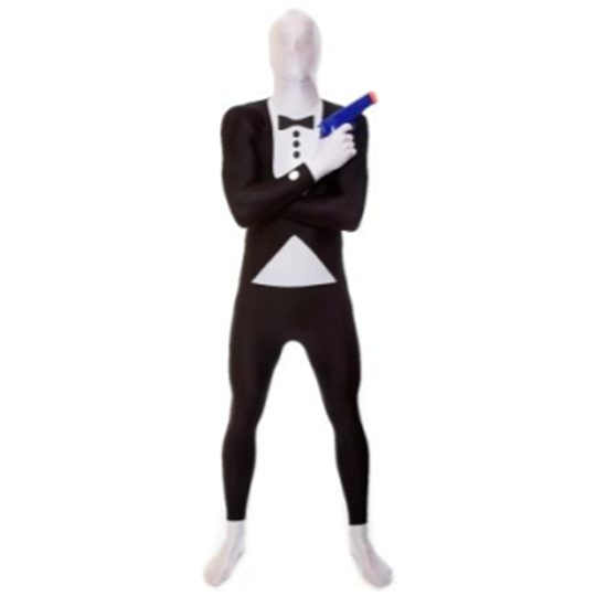 Picture of MORPHSUIT ADULT - LARGE - TUXEDO BLACK