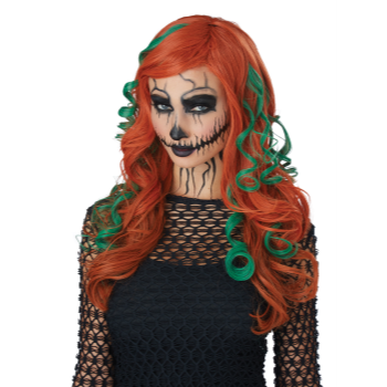 Picture of ROOT OF ALL EVIL GREEN/RED WIG