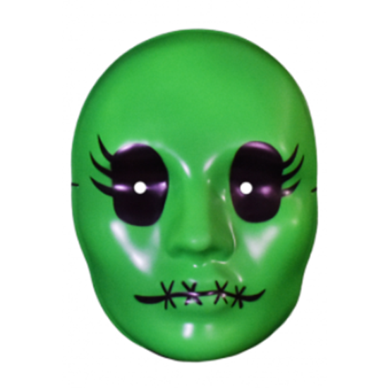 Image sur MASK - GREEN FULL MASK WITH STITCHES ON LIPS - SADIE CUNNINGHAM VACUFROM MASK -