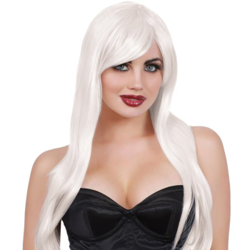 Image de LONG WHITE LAYERED WIG