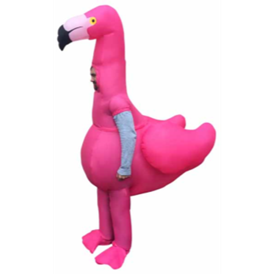 Image sur INFLATABLE FLAMINGO COSTUME ADULT