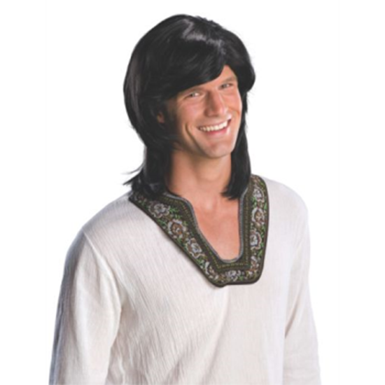 Picture of 70'S GUY WIG - ADULT - BLACK