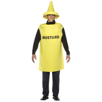 Image de MUSTARD COSTUME ADULT ONE SIZE