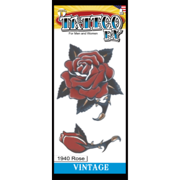 Image de TATTOO - 1940 ROSE - VINTAGE TATTOO 