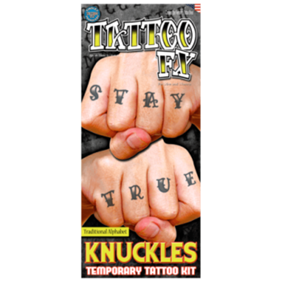 Image sur TATTOO - KNUCKLE ALPHABET - TATTOO