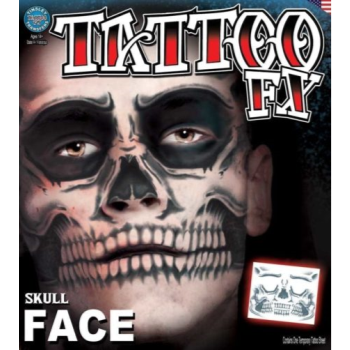 Image de TATTOO - SKULL FACE - TATTOO FX FACE