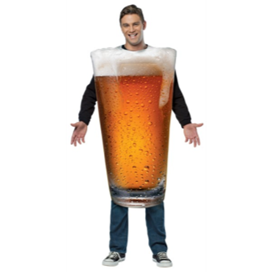 Image sur BEER GLASS - ADULT ONE SIZE COSTUME