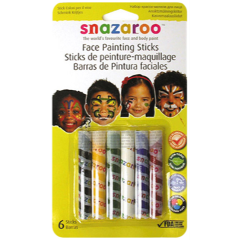 Image de SNAZAROO - PAINTING STICKS - ASSORTED 6/SET