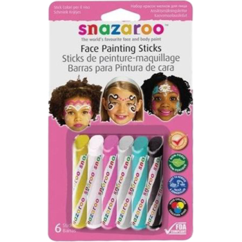 Image de SNAZAROO - PAINTING STICKS - 6/SET