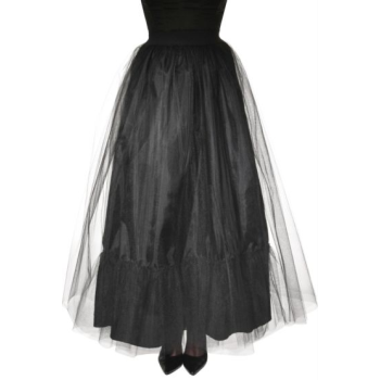 Picture of GOTH - SOULLESS BLACK TULLE SKIRT - ADULT