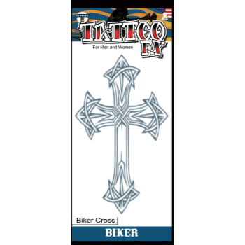 Image de TATTOO - CROSS - BIKER TATTOO 