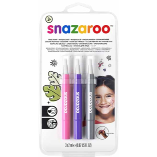 Image sur SNAZAROO - BRUSH PENS - FANTASY (PINK,PURPLE,SILVER)