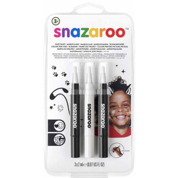 Picture of SNAZAROO - BRUSH PENS - MONOCHROME (BLACK,WHITE)