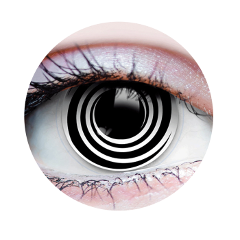 Picture of HYPNOTIZED I - CONTACT LENSES BLACK SPIRAL