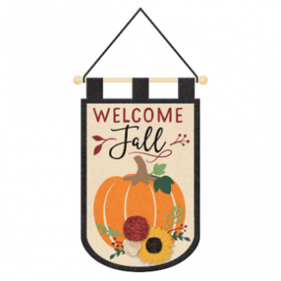 Image sur HARVEST 3D FELT BANNER