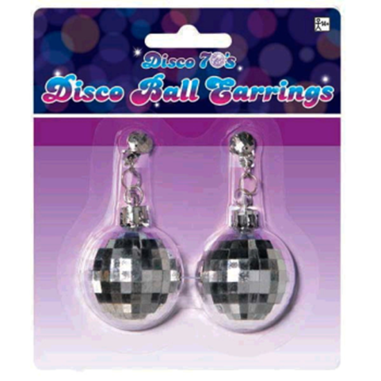 Image sur 70'S DISCO BALL EARRINGS