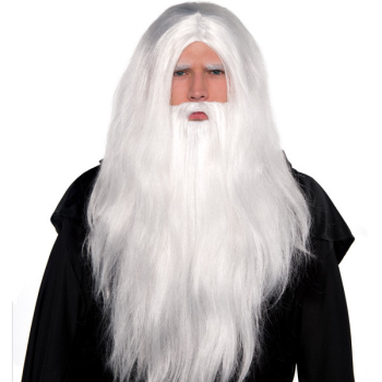 Image de WIG - SORCERER WIG AND BEARD SET