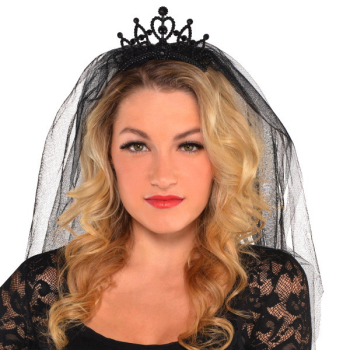 Image de GOTHIC - TIARA BLACK VEILED