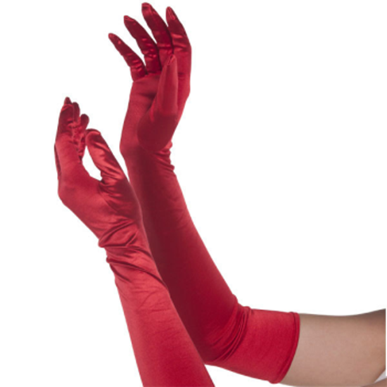 Image sur GLOVES - LONG RED 