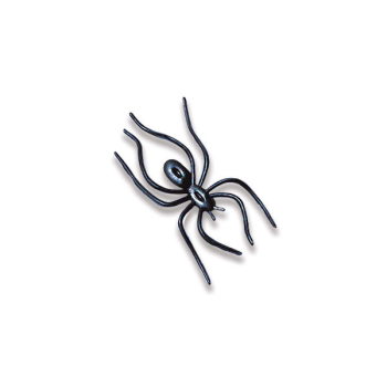 Image de CLIP-ON PLASTIC SPIDERS