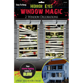 Image de HORROR EYES WINDOW MAGIC DECORATION
